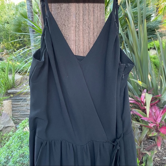 REVOLVE/GREYLIN black Kristin jumpsuit with adjustable spaghetti straps - Picture 3 of 10